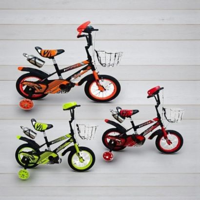 صورة دراجة أطفال قوية ومتينة تأتي بثلاثة ألوان